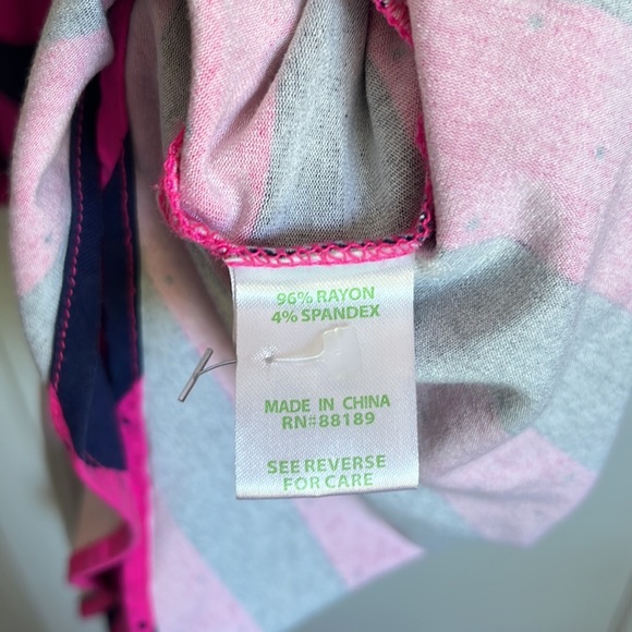 Lilly Pulitzer Pink & Blue Striped Beckett Dress - Picture 8 of 10